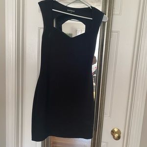 Express size 4 black mini dress